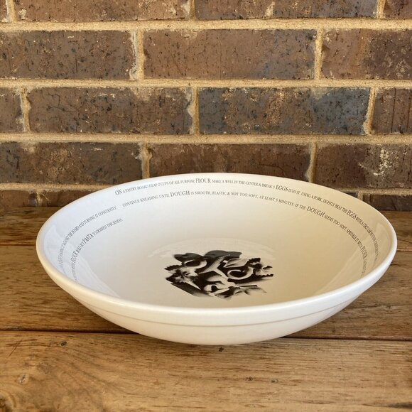 Pier 1 Imports Pasta Recipe Serving Bowl 13 in Made In Portugal READ DESCRIPTION - Picture 2 of 13